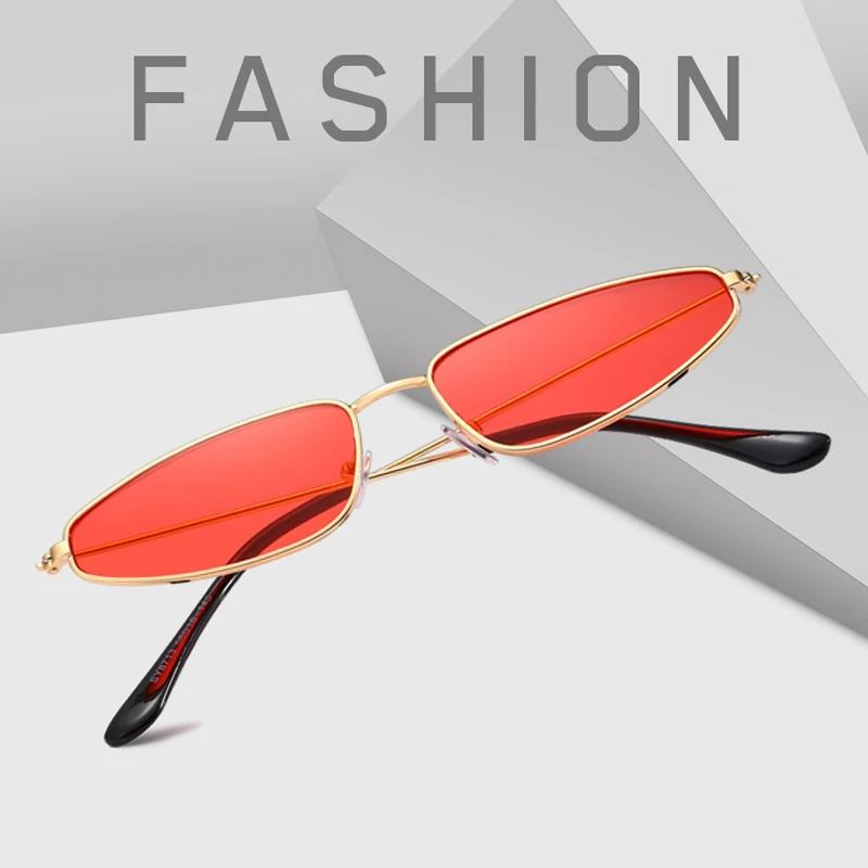 

2019 Fashion Vintage Ladies Sexy Cat Eye Sunglasses Women Luxury Retro Metal Small Frame Female UV400 Sun Glasses Eyewear Shades