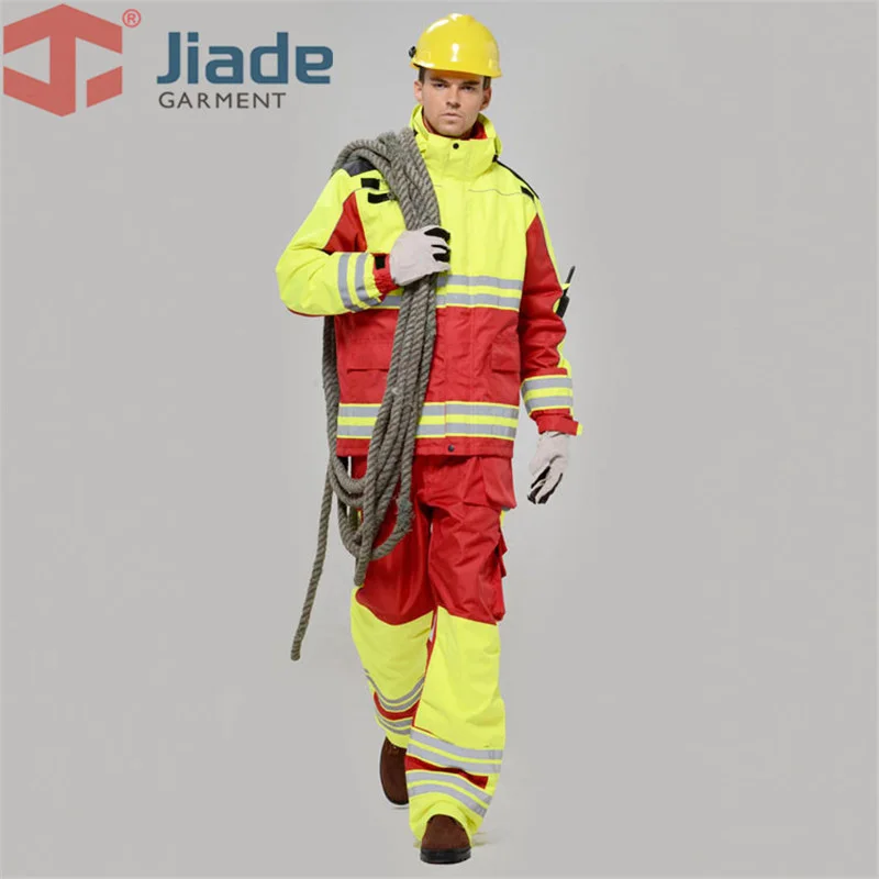 Jiade Мужская Рабочая одежда зимняя куртка спасательный костюм EN471/ANSI