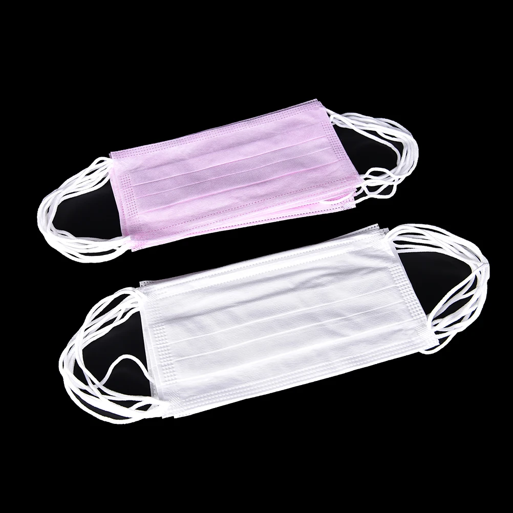 10 шт./партия респиратор, нетканый,, разные цвета, стоматологическая одноразовая велосипедная мотоциклетная маска