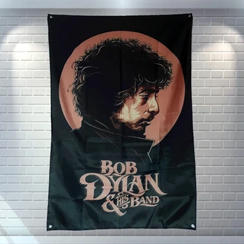 

Rock and Roll Band Singer Music Poster Waterproof Cloth Painting Flag Banner Tapestry Wall Stickers Mural Retro Decor Upholstery