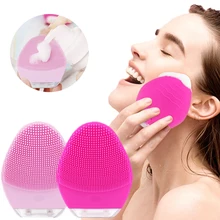 Mini Face Cleaning Brush Silicone Sonic Deep Cleaner Face Massager Facial Cleansing Brush Skin Care Machine Electric Face Brush Mini Face Cleaning Brush Silicone Sonic Deep Cleaner Face Massager Facial Cleansing Brush Skin Care Machine Electric Face Brush