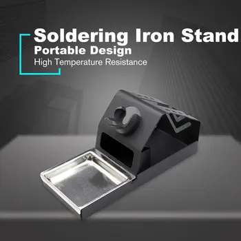 

Soldering Iron Stand Holder Welding Tool Handle Metal Support Station Frame Bracket Base With Solder Sponge High Temperature