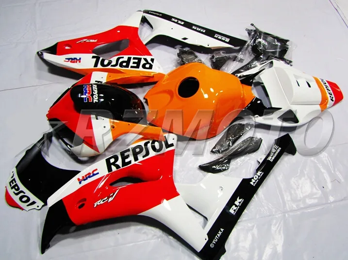 

Top Injection mold New ABS Full Fairing Kit Fit For Honda CBR1000RR 06 07 2006 2007 1000RR Fairings set repsol HRC custom