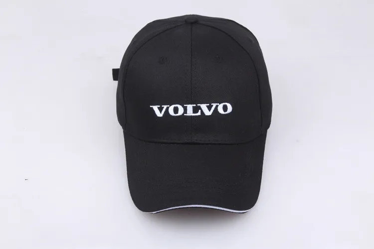 Повседневная Кепка Snapback из хлопка с вышитым логотипом автомобиля, спортивная гоночная Кепка, регулируемая бейсболка с пряжкой для Volvo, Мужская Бейсболка унисекс