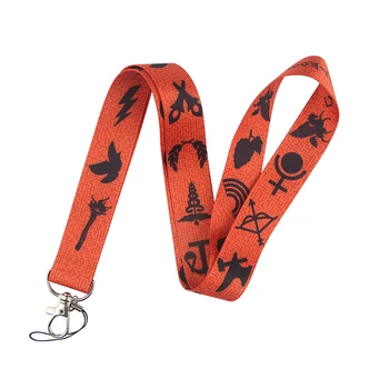 

K2060 Wholesale 20pcs/lot Percy Jackson Camp Half-Blood Keychain Mobile Phone Strap ID Badge Holder Rope Key Chain Keyrings