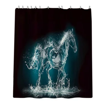 

Waterproof Thickened Mildewproof Shower Curtain Shower Curtain Shower Curtain Cushion Polyester Shower Curtain
