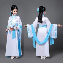 Китайские традиционные костюмы и украшения для нового года и карнавала; нарядное платье принцессы для девочек на день рождения