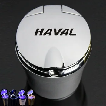 

Led Lights Car Ashtray With Creative Cover Personality Multi-Function Interior For Haval H1 H2 H6 H7 H4 H9 F5 F7 F9 H2S