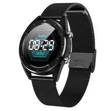 Часы 1,54 дюйма полный экран фитнес-трекер часы IP68 бизнес-Браслет С Пульсометром активности отслеживания шаг