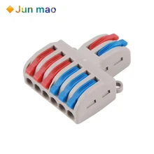 Novo tipo 1 pçs/lote Mini Conector Do Fio Conector do Cabo de Fiação Universal Rápida Push-in Condutor Terminal Block PCT-222 SPL-62/42