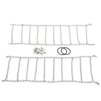 

2Pcs Metal 120mm 1.9Inch Tires Snow Chain for 1/10 RC Rock Crawler Traxxas TRX-4 TRX4 Axial SCX10 90046