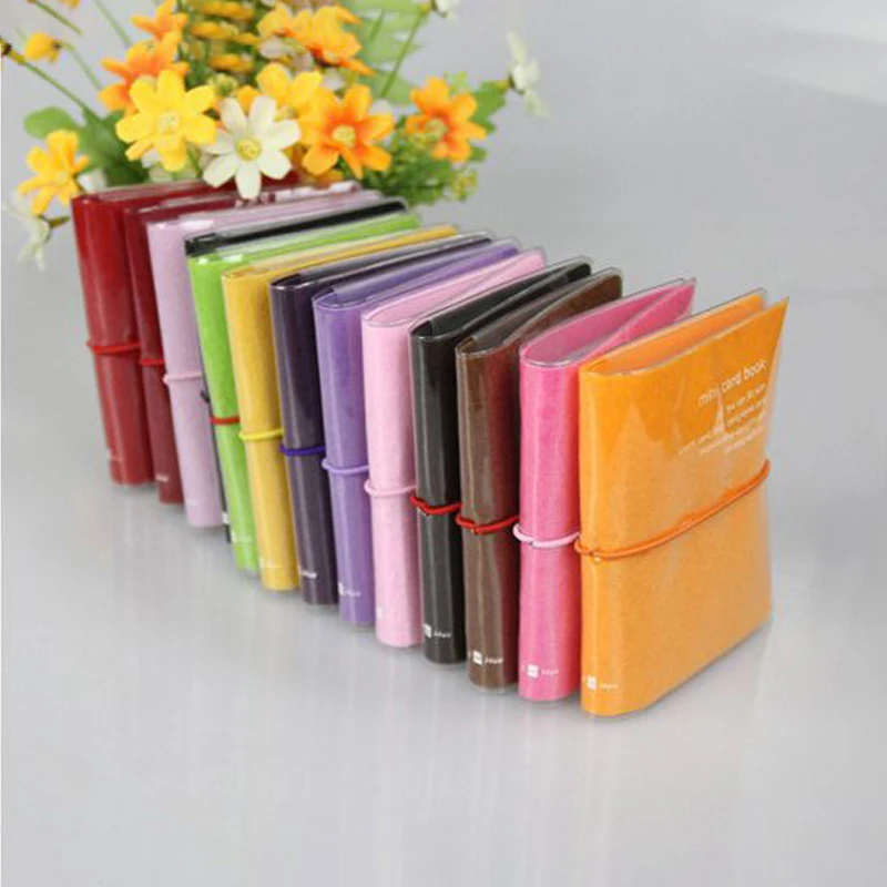 32 Slots PVC Waterproof ID Credit Card Holder Bag Woman Girl Sweet Lady's Holster Card Bag Multifunction Pack Credit
