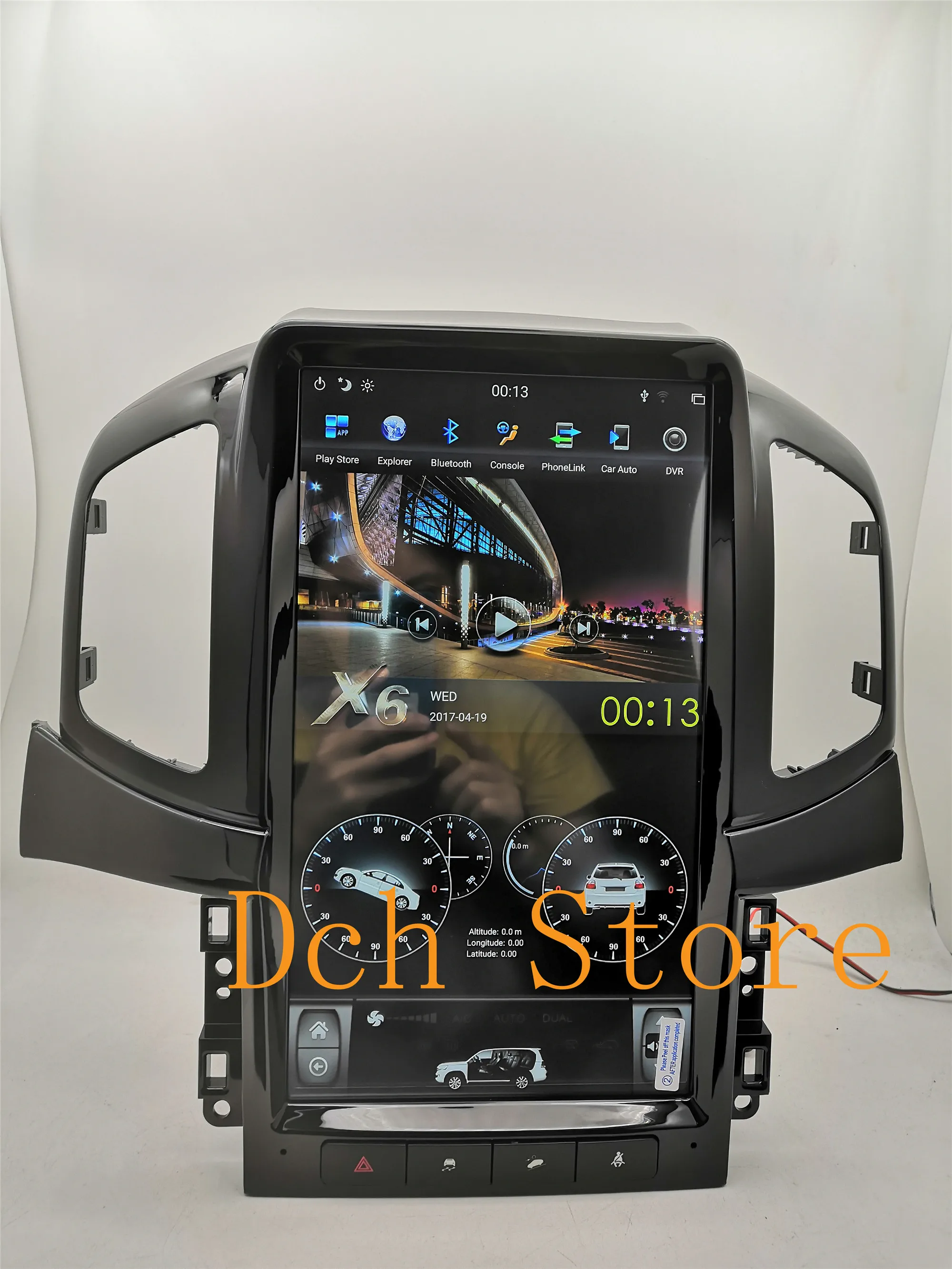 

13.6'' Vertical Screen Tesla Style Android 8.1 Car DVD GPS Navigation Player for Chevrolet captiva 2013 2014 2015 2016 2017 PX6