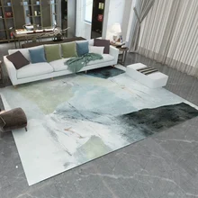 Одеяло, диван, чайный столик, прикроватное одеяло в скандинавском стиле, светильник, роскошная абстрактная спальня