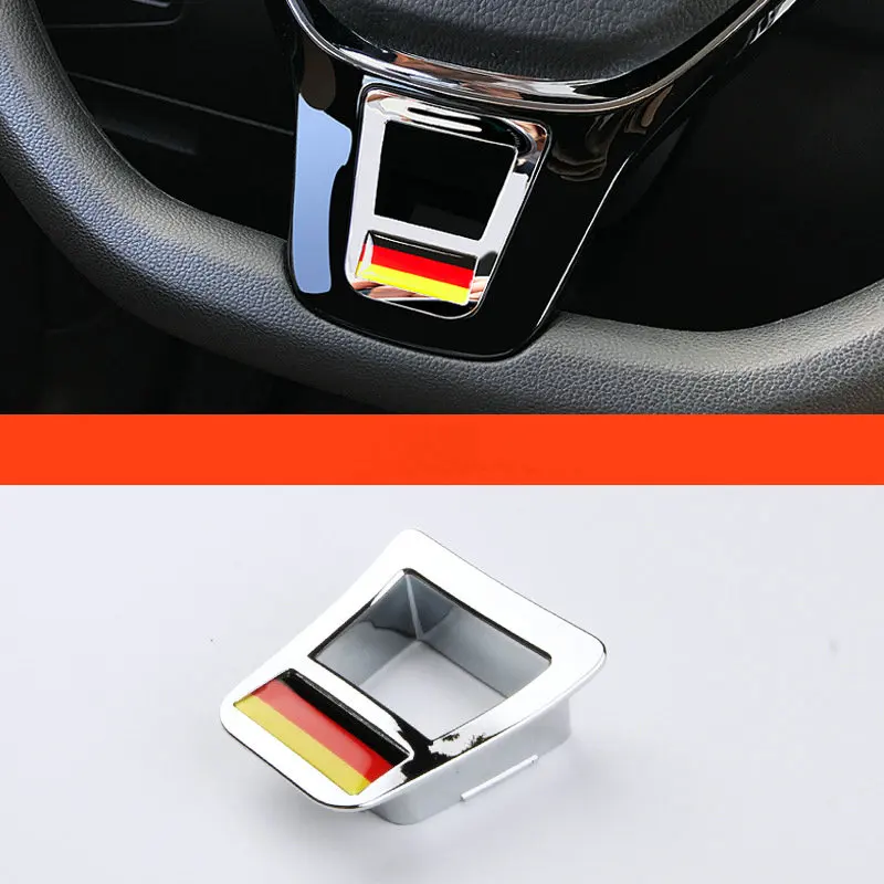Подходит для Bora Golf 7 MK7 Polo Tiguan L Touran Passat B8L CC D образное рулевое колесо с блестками и