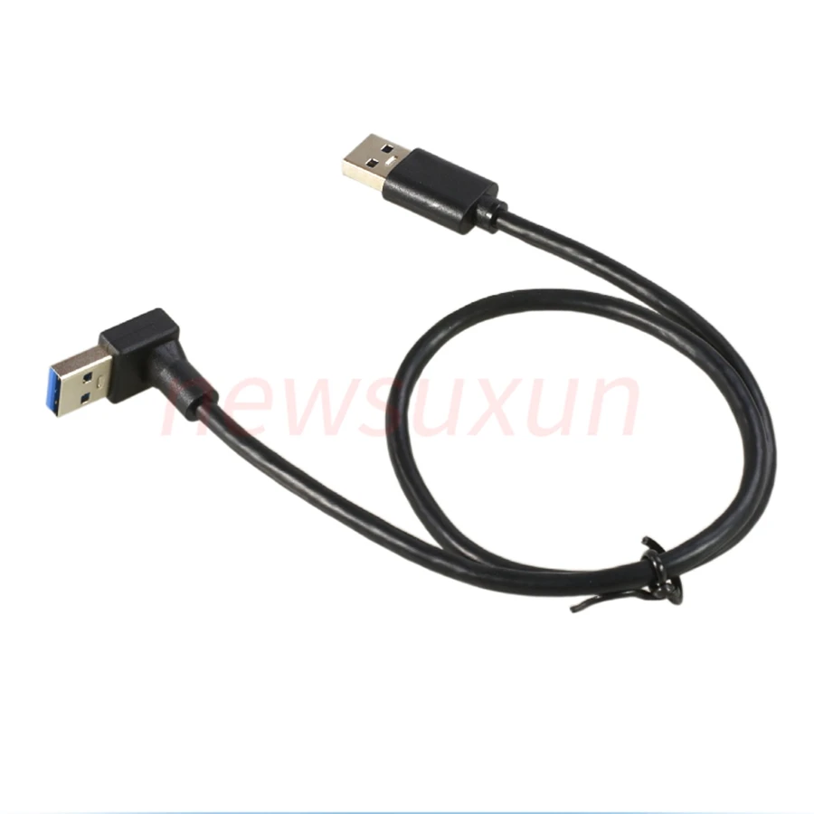 Double Right Angle USB 3.0 Cable - Same Side Double Bend Male to Male Description Image.This Product Can Be Found With The Tag Names Computer Cables Connecting, Computer Peripherals, PC Hardware Cables Adapters, Same side