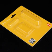 Изготовленные на заказ Пустые блистерные пакеты для слайдов, блистерные пакеты для слайдов с печатью бумажных карт- PX3195