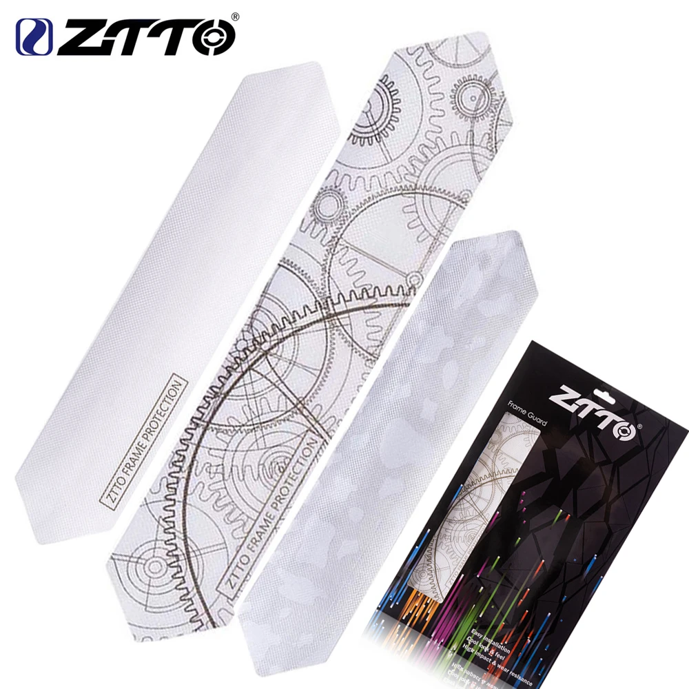 

ZTTO 3D bike stickers Bicycle Frame Protector Scratch-Resistant Sticker Removeable For MTB Road Bike Push Guard Frame Cover