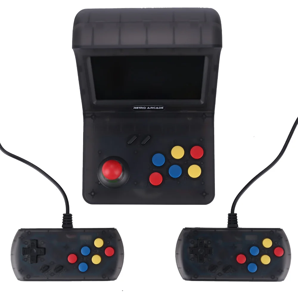 

docooler Game Console 4.3" TFT Screen w/ 2 Controllers Portable Game Classic Console 3000 Built-in Games for Kids