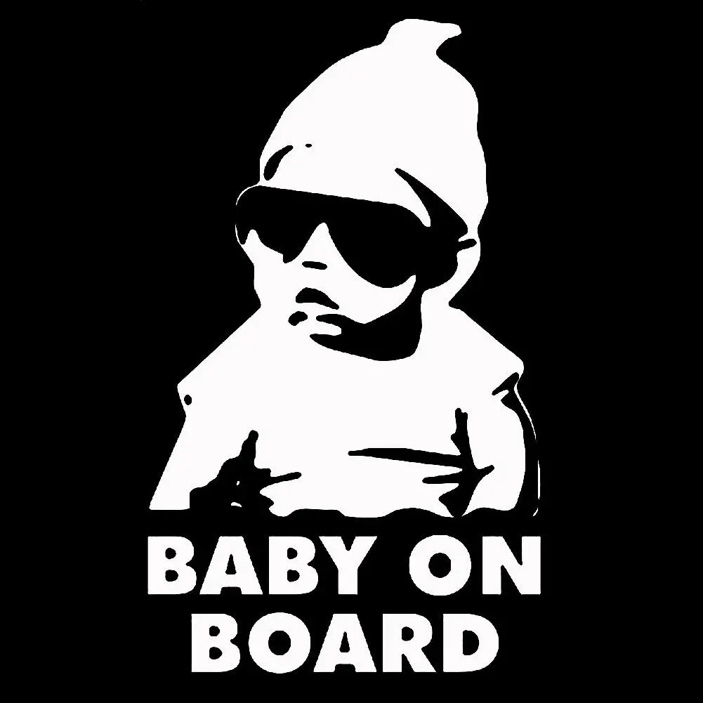 

80% HOT SALES Cool Boy Baby on Board Car Vehicle Body Window Reflective Decals Sticker Decor
