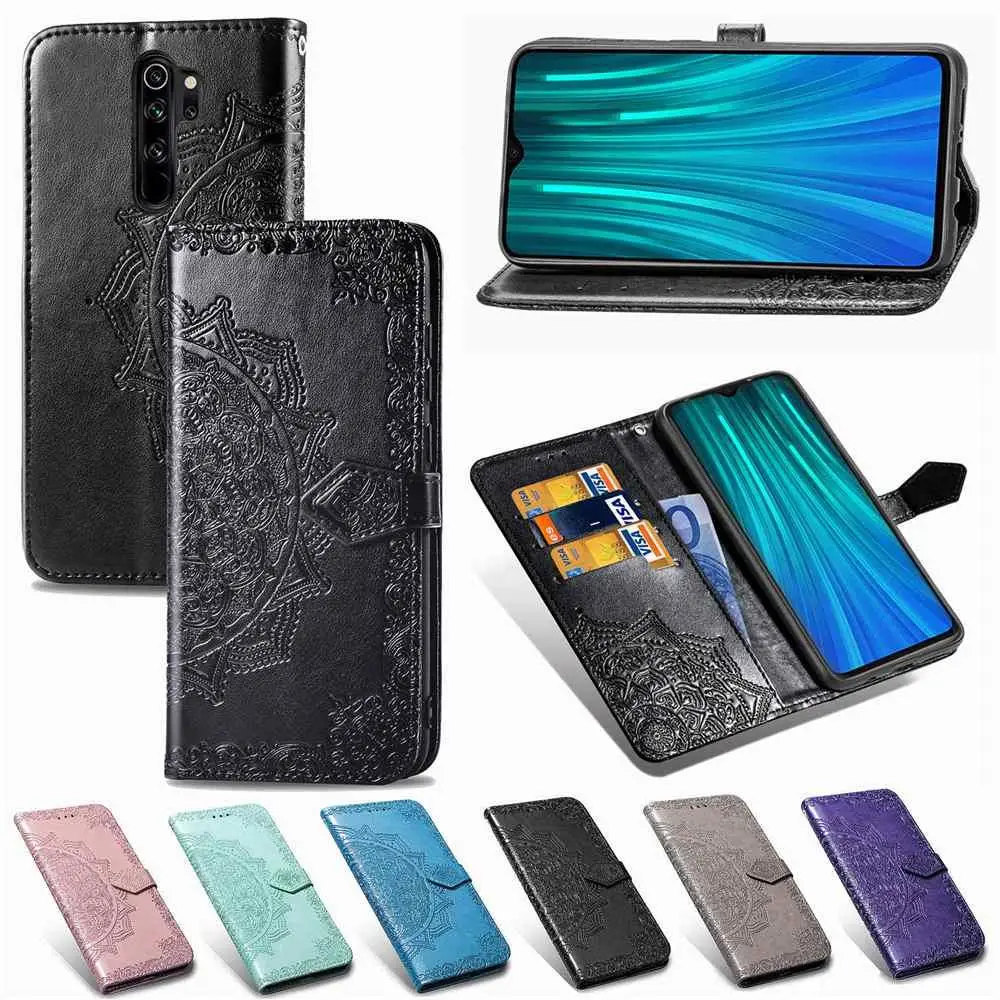Кожаный чехол-книжка с бумажником для Xiao mi Red 7A 8A Note 8 7 6 5 Pro A3 Lite 9 SE 9T K20 CC9 CC9E