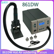 Быстрая точечная 861DW паяльная станция горячего воздуха 220V 1000W