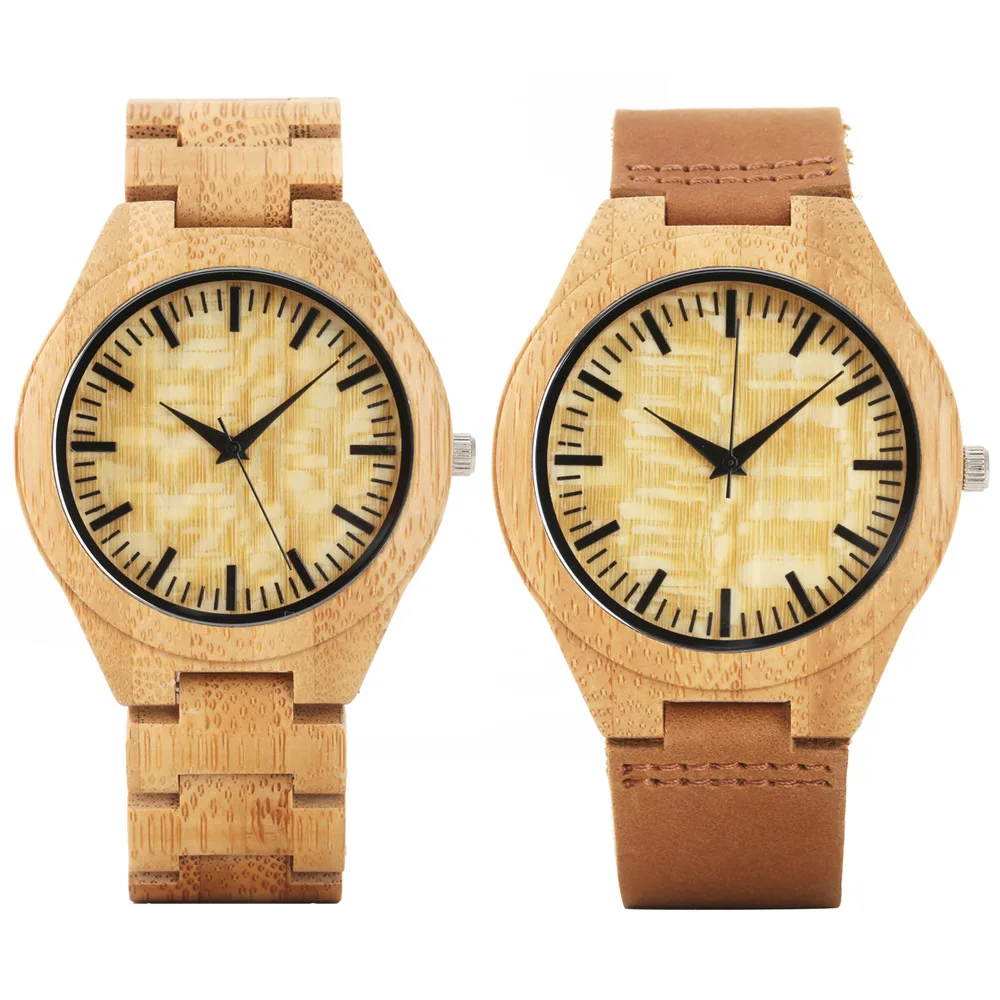 

Measuring Non-with Numbers Wooden Wooden Quartz Watch Maple