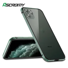 Для iPhone 11 11 Pro 11 Pro Max Алюминиевый металлический бампер чехол для телефона TPU Силиконовый противоударный защитный чехол Аксессуары для телефона