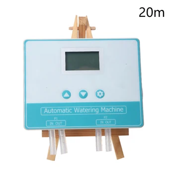 

LCD Display Watering Device Safe Double Water Pump Indoor Outdoor DC 5V Automatic Timer Potted Plant Easy Install Home Garden