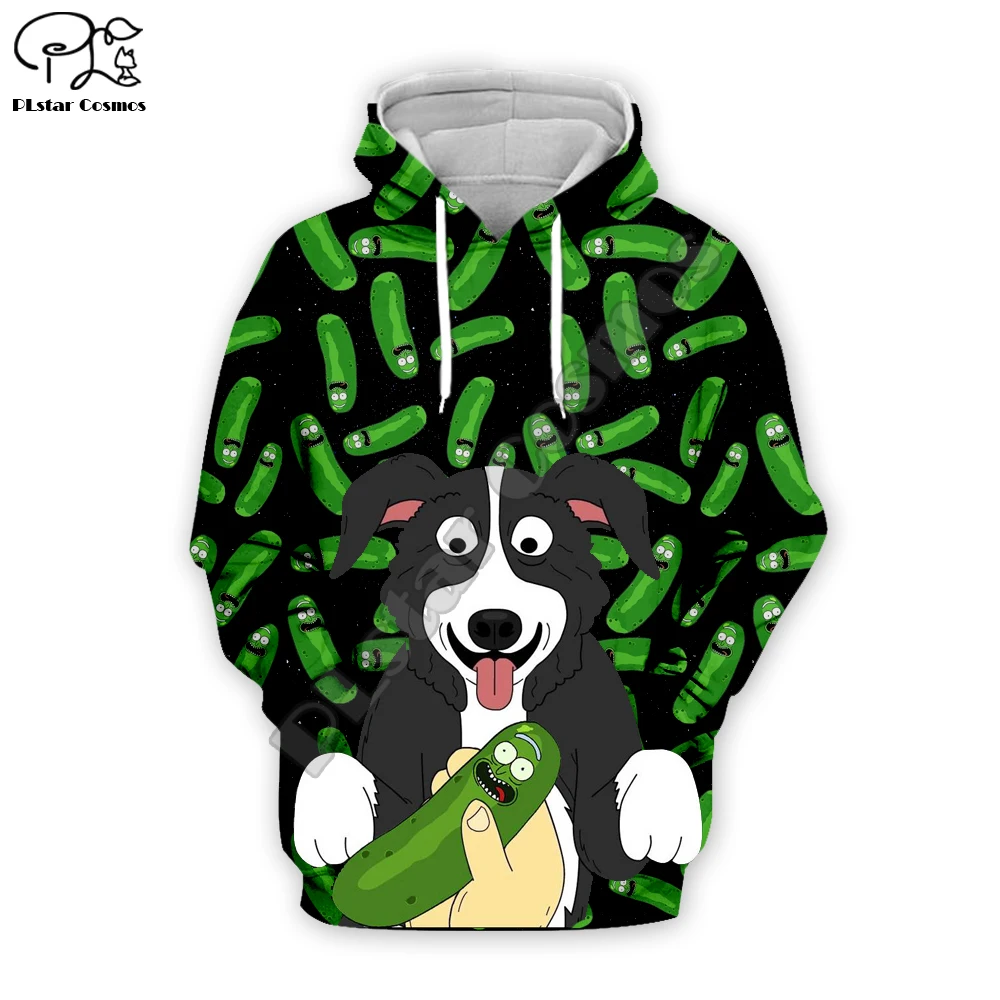 Новинка забавные свитшоты Mr. Pickles с 3D принтом огурцов модные мужские/женские