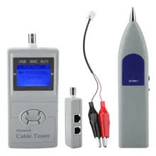 Высокоточный телефонный провод трекер цифровой кабельный тестер Ручной телефонный провод сетевой кабель трекер