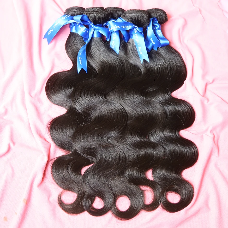 Волнистые бразильские волосы Luvin 3 пучка волнистых волос Remy 100% натуральные для