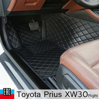 

car floor Mats For Toyota Prius XW30 right steering wheel 2009-2015 car Mats custom car decoration from irkutsk car accessories