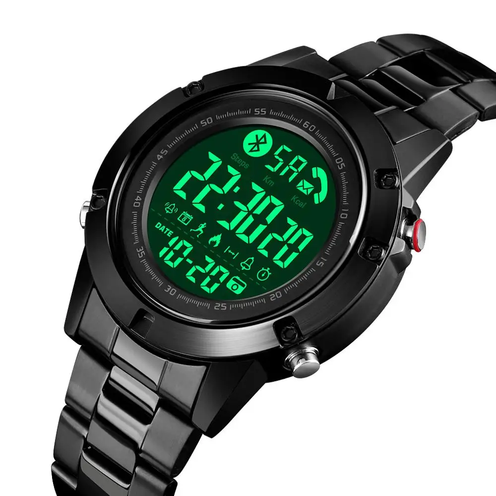 

SKMEI Smart Fashion Sports Watch Men Motion Track Endurance Ability Life Waterproof No Charge Bluetooth reloj hombre 1500