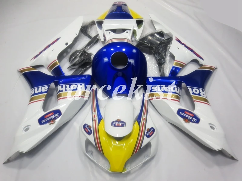 

Injection Mold New ABS Motorcycle Full Fairings kit Fit for CBR1000RR 06 07 CBR1000RR CBR1000 2006 2007 body set blue white