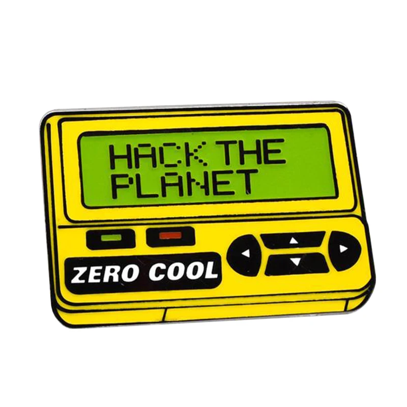 Эмалированный штифт HACK THE PLANET|Броши| |