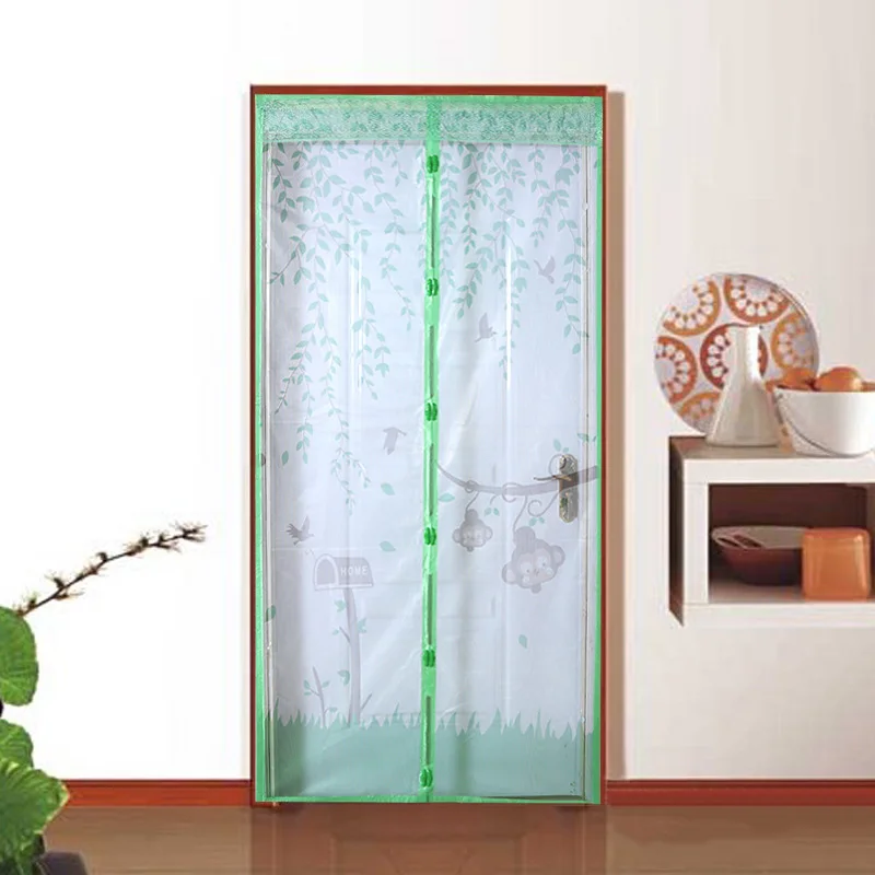 Home Magnetic Curtains Mosquito Net On Door Window Mesh with Magnets Insect Screen window screen magic mesh mosquito net roll - Цвет: 10