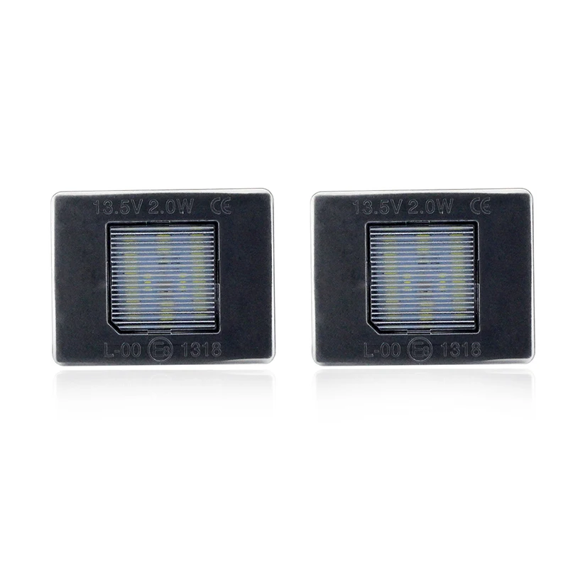 2pcs Led Number license plate light Canbus Error Free For Mercedes Benz W117 W176 W156 R172 W166 W218 X166 2018 2011 2012 12V | Автомобили