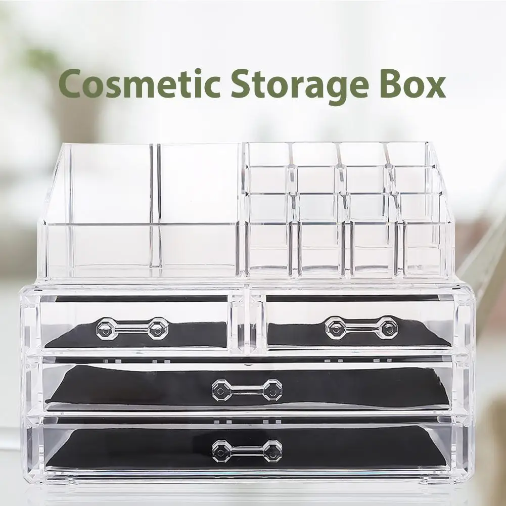 

Multifunctional Makeup Organizer Storage Boxes Desktop Storage Box Organiser Clear Acrylic Makeup Organizer For Cosmetic