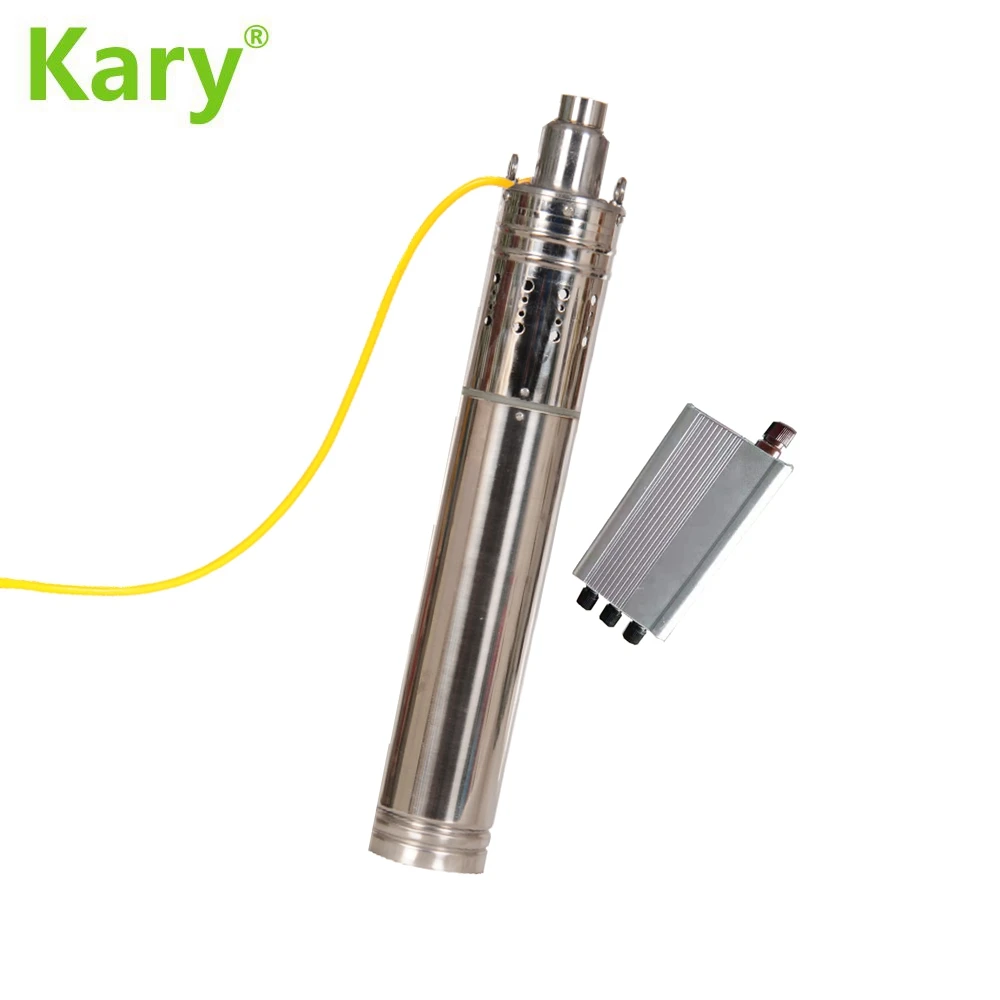 Подъем 40 м 1hp 1.5hp 2M3/ч скорость потока DC 24 В бесщеточный двигатель Солнечный водяной насос для дома и фермы водоснабжения
