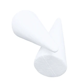 

10pcs 18.5cm White Solid Foam DIY Cone Children Handmade Craft Cone Accessories for Home Craft Christmas