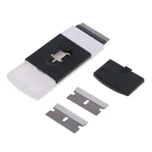 Пластиковая ручка для снятия наклеек на машину, бритвенный скребок, керамический стеклянный шпатель для духовки