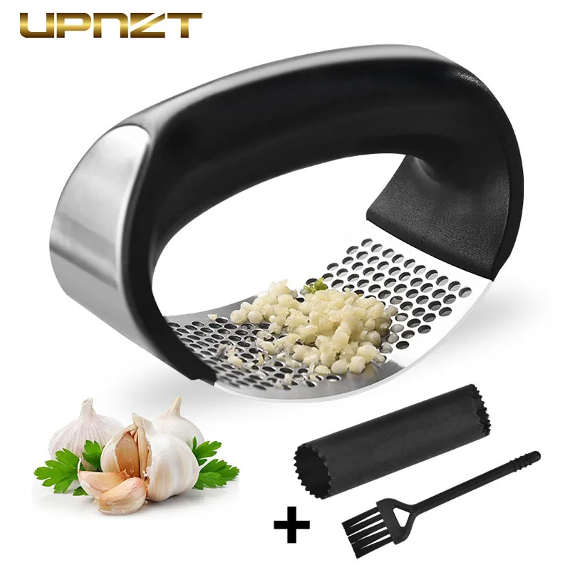 Stainless Steel Garlic Press Multi Function Manual Garlic Mincer Ginger Press Curve Fruit Vegetable Tools Kitchen Gadgets Stainless Steel Garlic Press Multi Function Manual Garlic Mincer Ginger Press Curve Fruit Vegetable Tools Kitchen Gadgets