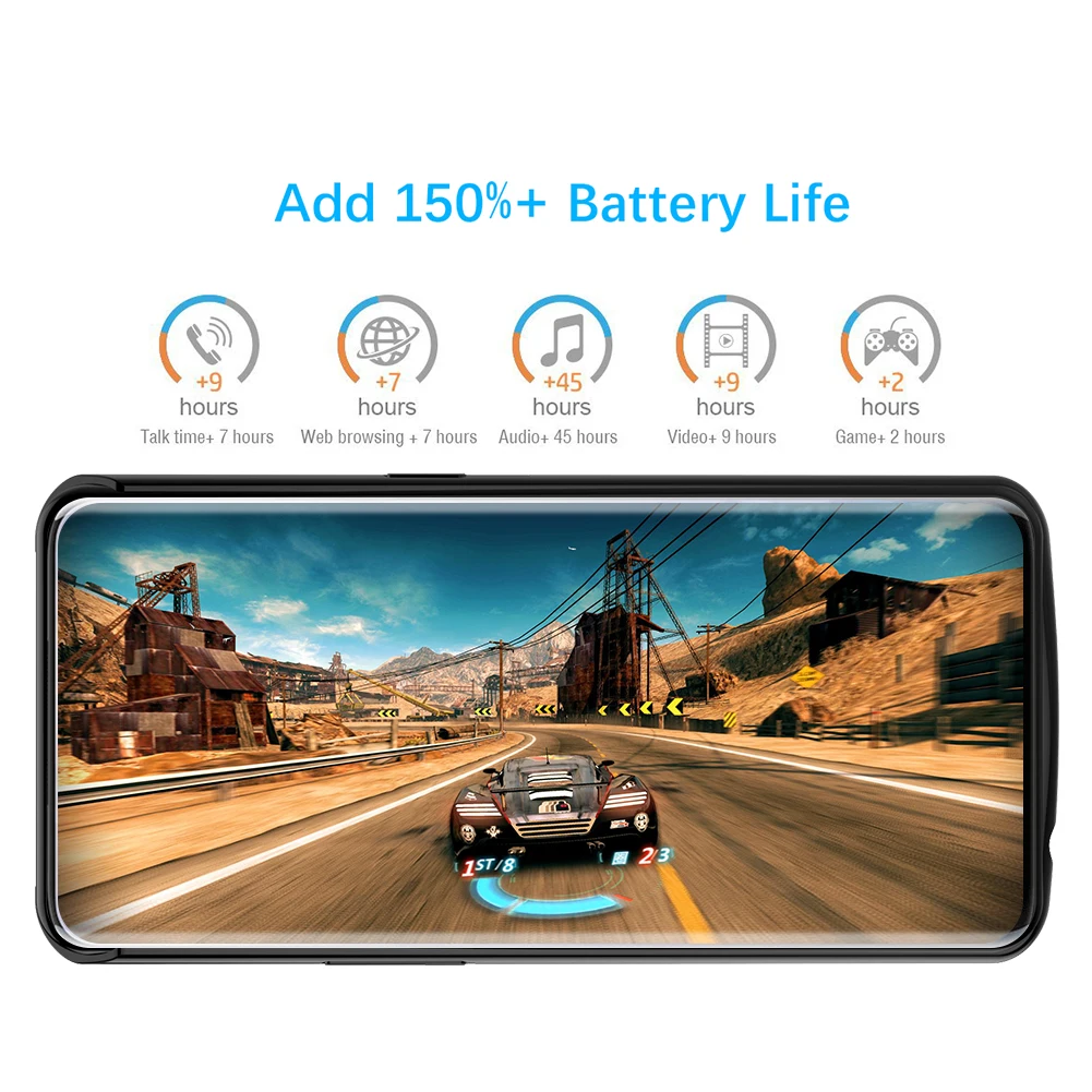 Для OnePlus 7 Pro Чехол для зарядного устройства 6500Ah внешнее запасное зарядное устройство power Bank противоударный защитный чехол для OnePlus 7 Pro