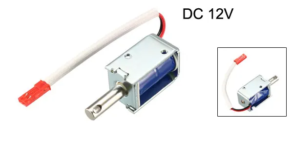 6mm 300g UXCELL 1PCS Push Pull Type Solenoid Electromagnet Open Frame Linear Motion for Home Appliances Vending Machines 6 sizes - Цвет: 6mm 300g