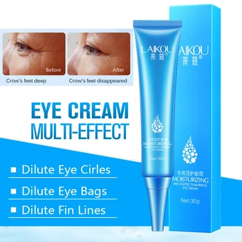 

LAIKOU Hyaluronic Acid Eye Serum Cream Anti-Puffiness Remove Wrinkle Anti-Aging Remover Dark Circles Eye Gel Essence Skin Care