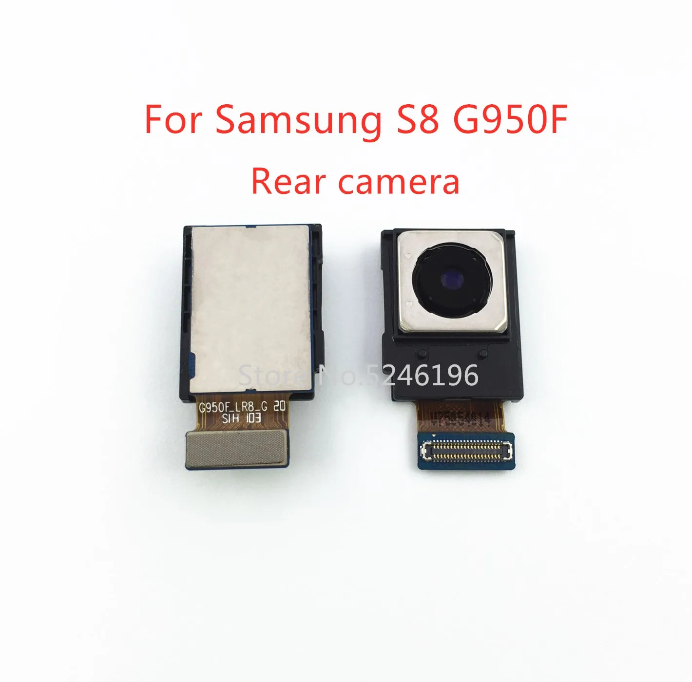 

1 шт. для Samsung Galaxy S8 G950F G950FD G950N оригинальный задний модуль большой основной камеры гибкий кабель запасные части