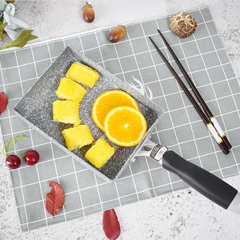 

Frying Pan Breakfast Omelette Pan Rectangle Non-Stick Egg Rolled Frying Pot Tamagoyaki Egg Pan Kitchen Cooking Tools
