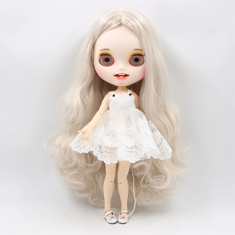 Fortune Days 1/6 bjd кукла шарнир тело мягкие длинные вьющиеся волосы smail матовое лицо белая кожа с бровью игрушка кукла