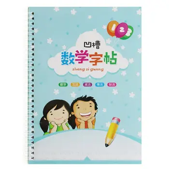 

Kindergarten Preschool Digital Number Calligraphy Copybook for Kids Children N0HC